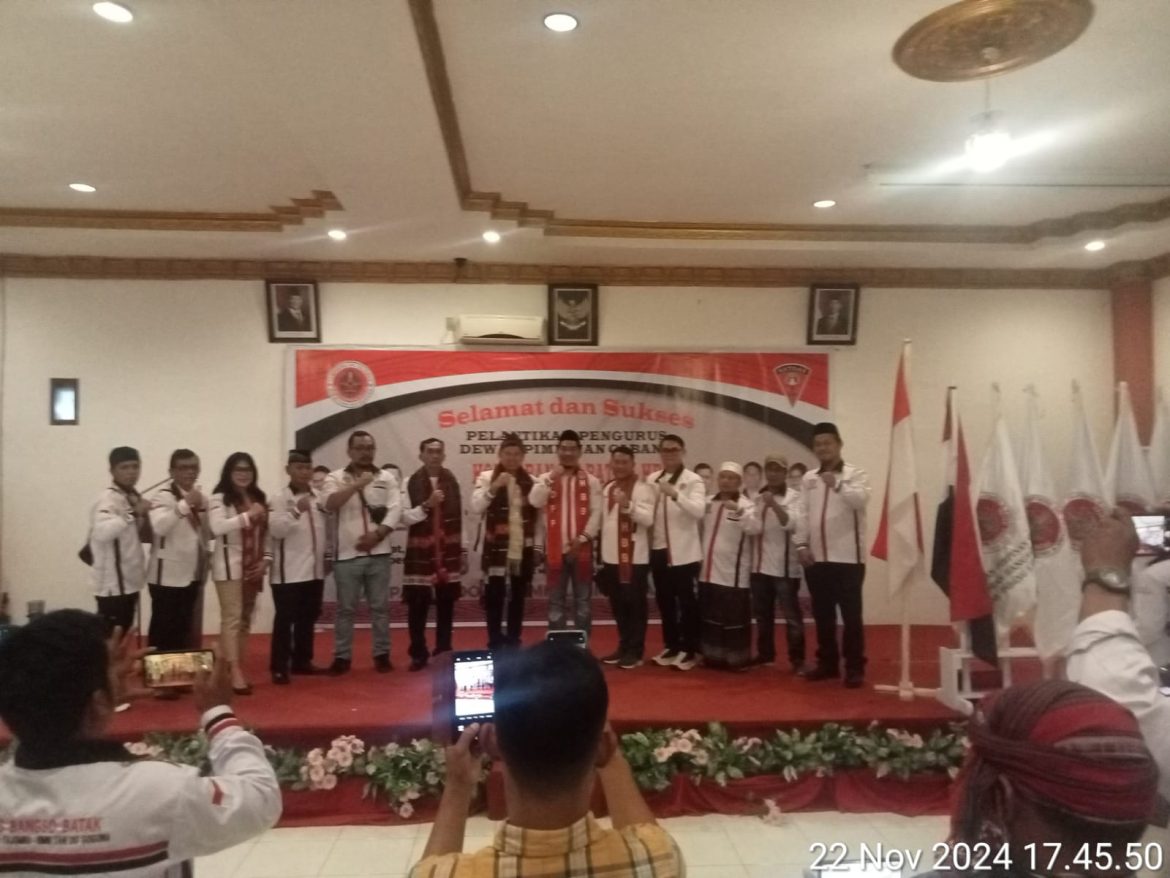 5 DPC HBB Wilayah Tabagsel Dilantik Secara Serentak