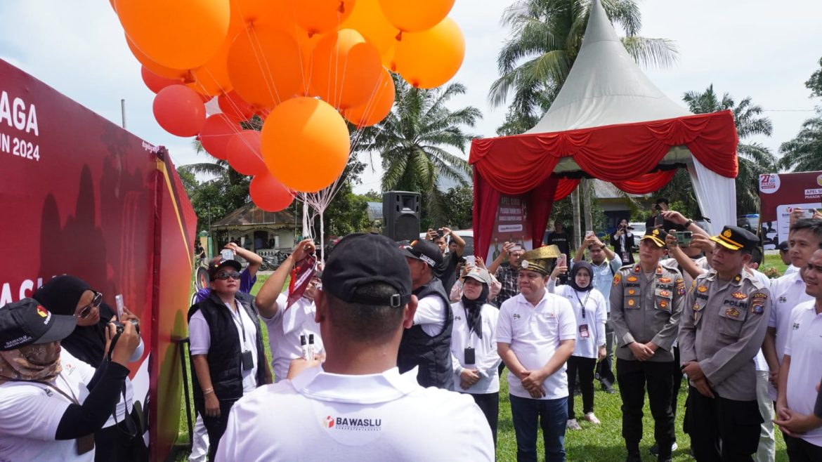 Kapolres Langkat Hadiri Apel Siaga Pengawasan Pilkada Serentak 2024.