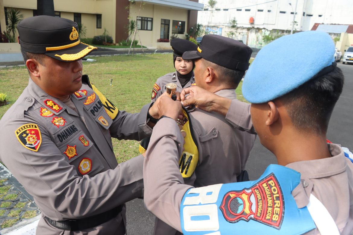 Kapolres Magelang Kota Pimpin Apel Pergeseran Pasukan Untuk Pengamanan Pilkada 2024