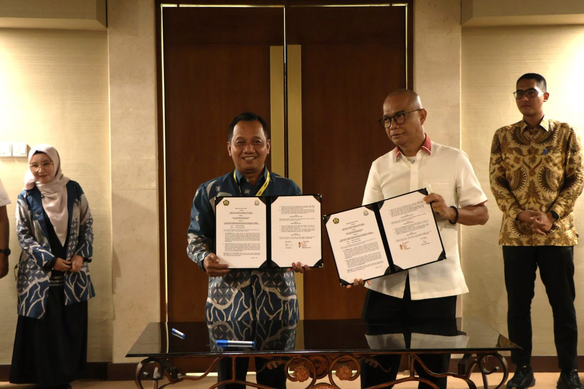 Penandatanganan Perjanjian Kerja Sama JAM-Intelijen dengan Dirjen Minerba tentang Pengamanan Pembangunan Strategis