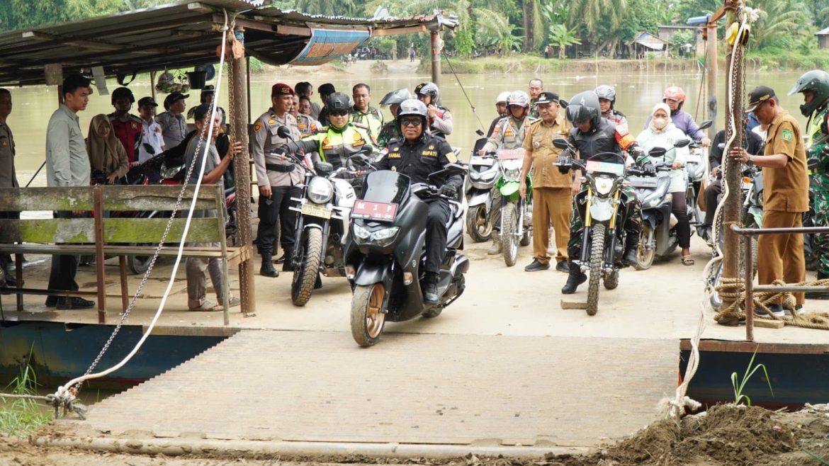Pj. Bupati Langkat Faisal Hasrimy Pimpin Patroli Skala Besar Pastikan Keamanan Pilkada Serentak 2024.