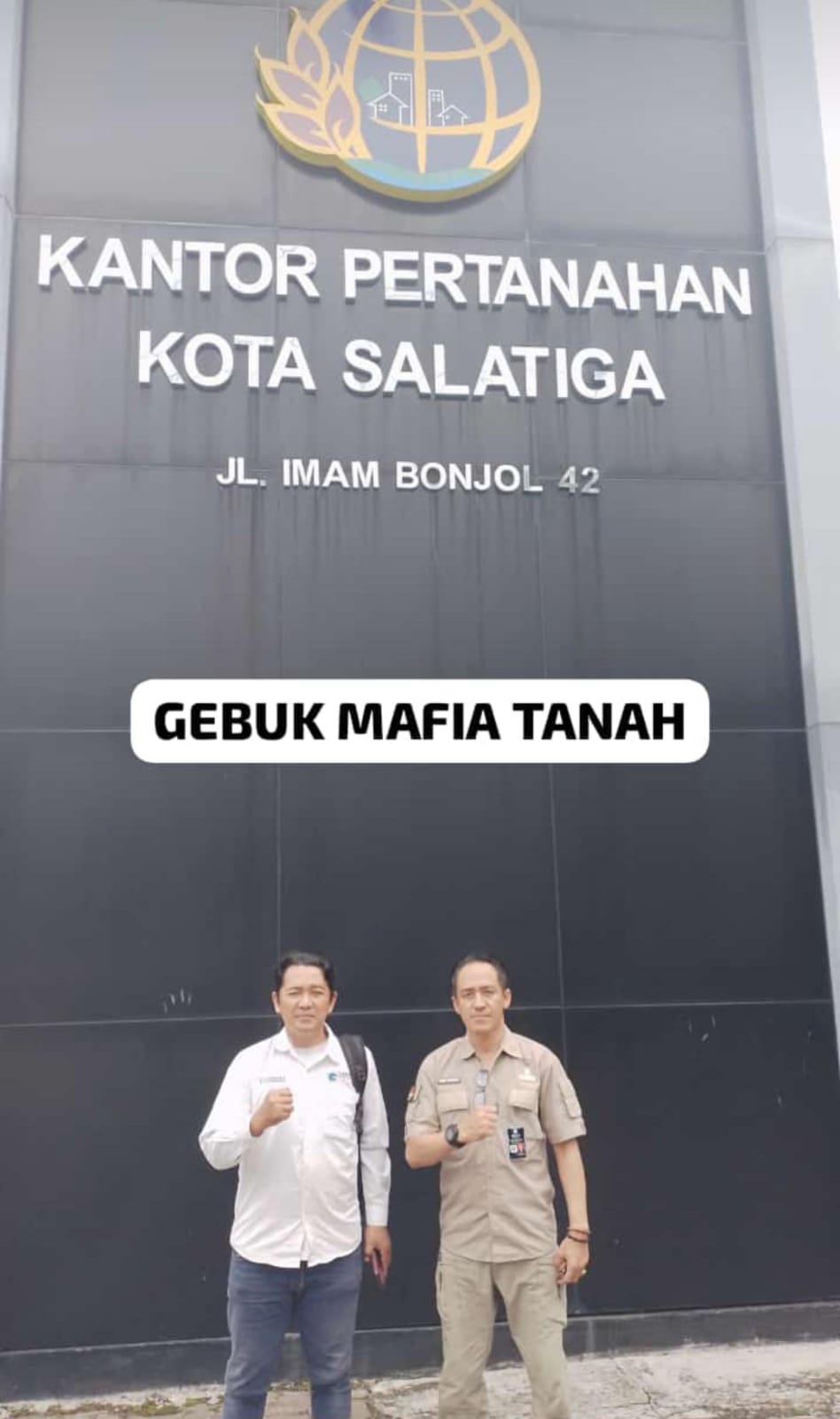 GAMAT-RI GJL Anti Mafia Tanah Silaturahim ke BPN Kota Salatiga