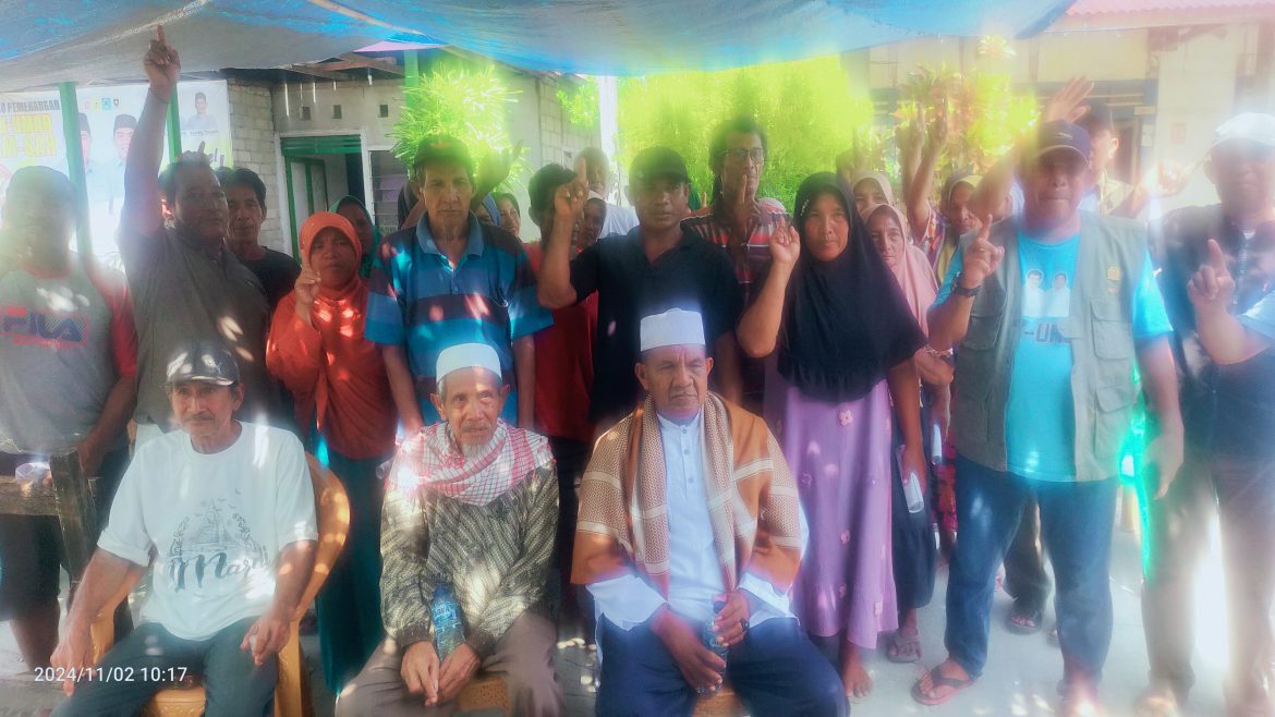 Siap Bantu Pengadaan  Fasilitas Untuk Nelayan, Masyarakat Gonone Komitmen Menangkan BK-UHS