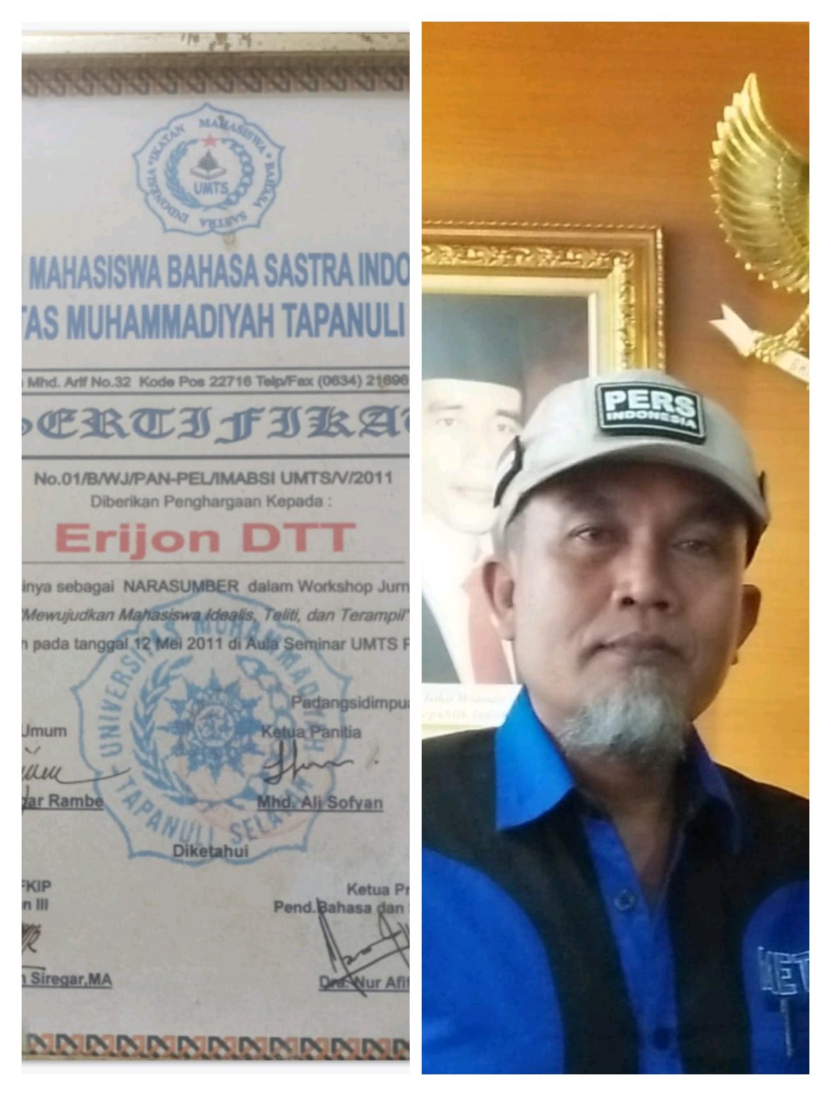 Erijon DTT Meminta Jaksa Agung, ST. Burhanuddin agar Para Jaksa yang Bertugas di Padangsidimpuan Dilakukan Pembekalan Pemahaman Peran dan Fungsi “PERS”