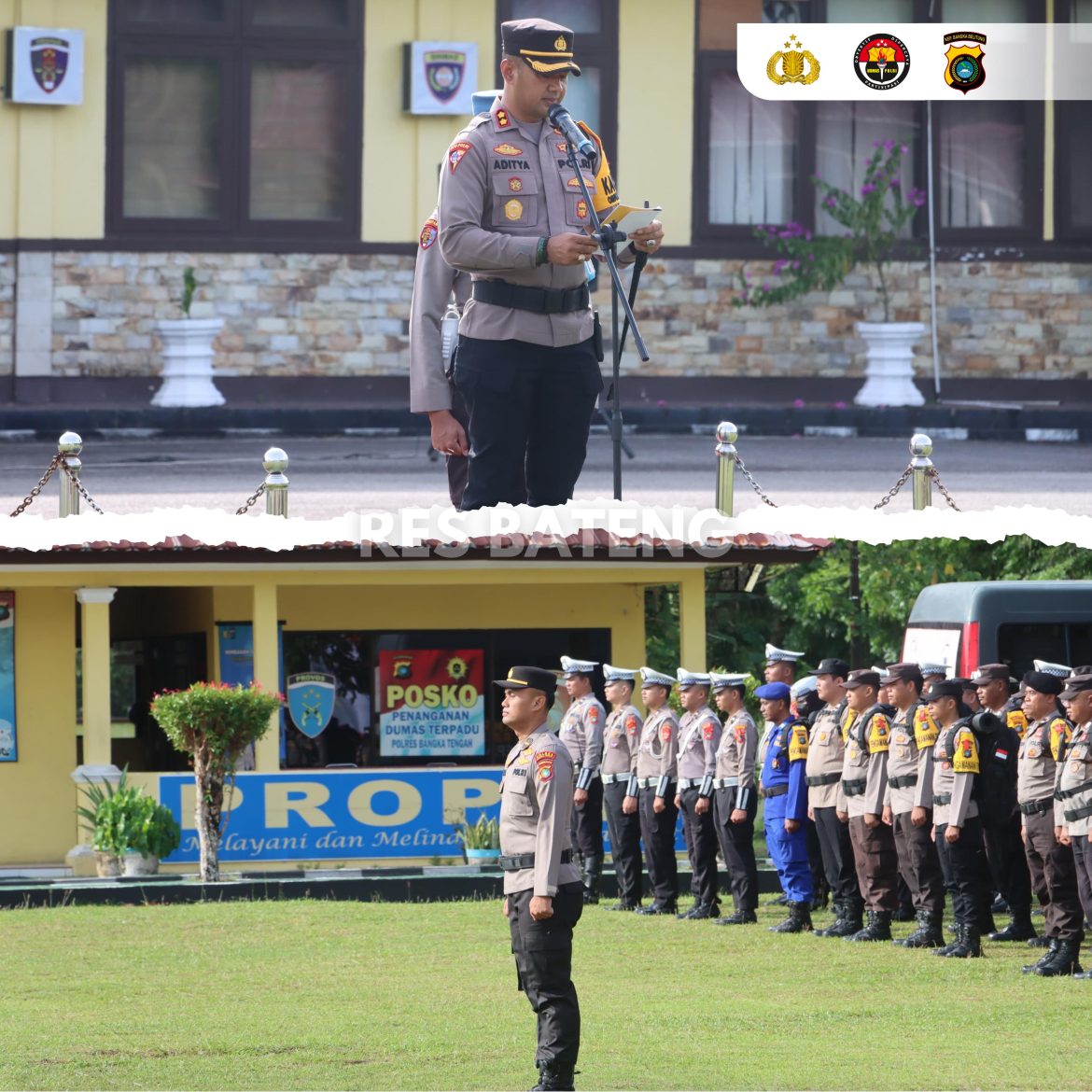 Kami berkolaborasi dengan TNI dan unsur terkait untuk memastikan pengamanan di lima kecamatan yang berada dalam wilayah hukum Polres Bangka Tengah.