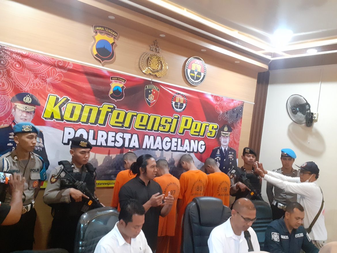 Polresta Magelang Ringkus Kawanan Curanmor