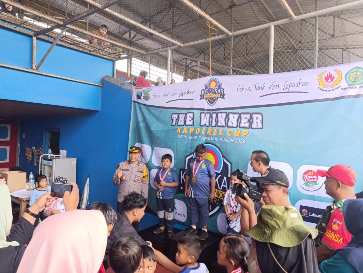 Polres Jepara Gelar Kejurkab Panahan Junior Piala Kapolres, Diikuti Puluhan Atlet Muda