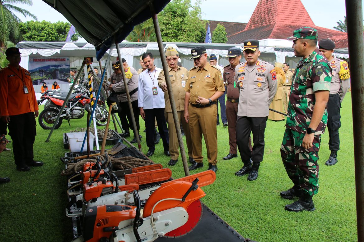 Apel Kesiapsiagaan Hadapi Bencana Hidro Meteorologi Tingkat Kabupaten Magelang Digelar