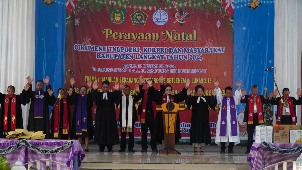 Natal Oikumene 2024: Pj. Bupati Langkat Ingatkan Pentingnya Kebersamaan dalam Keberagaman.