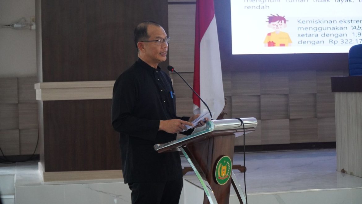 Langkat Dorong Kolaborasi Penanganan Kemiskinan, Sekda Buka FGD Kajian Kantong Kemiskinan.