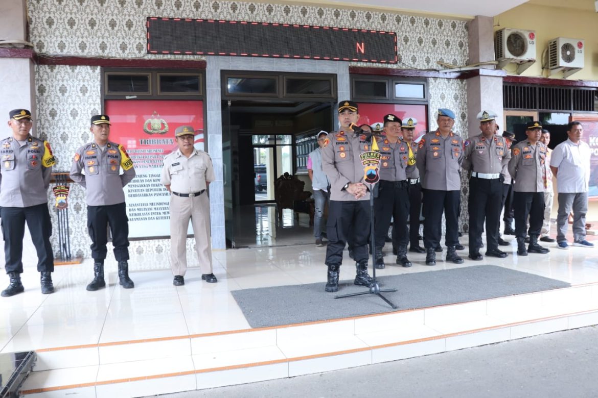 Pimpin Apel Satgas Ops Lilin Candi 2024, Wakapolres Pekalongan Berikan Beberapa Penekanan
