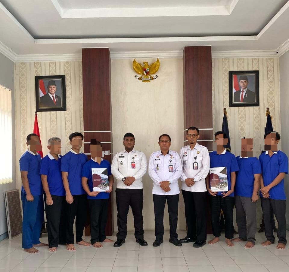Lima Warga Binaan Rutan Pekalongan Peroleh Remisi Khusus Natal dengan Sukacita