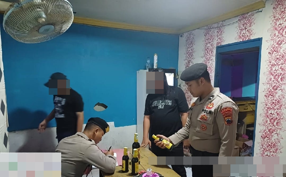 Puluhan Botol Miras Diamankan Sat Samapta Polres Pekalongan