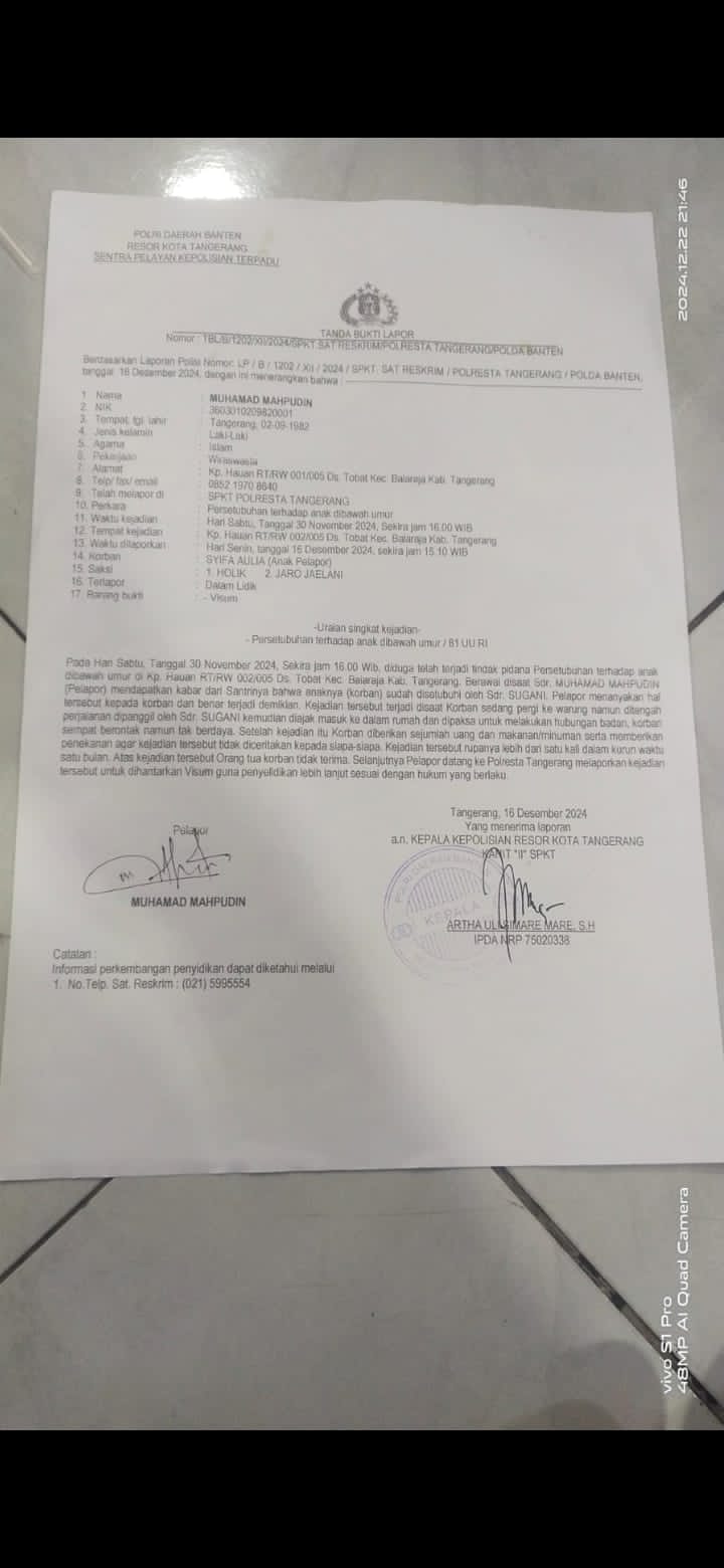 Sungguh Tragis, Bendahara Masjid Diduga Lakukan Asusila terhadap Anak di Bawah Umur: Keluarga Korban Kecewa dengan Sikap Aparat Desa