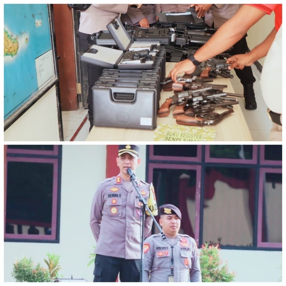 Pimpin Apel Pagi, Kapolres Halsel Tegaskan Penggunaan Kekuatan Disesuaikan Dengan SOP