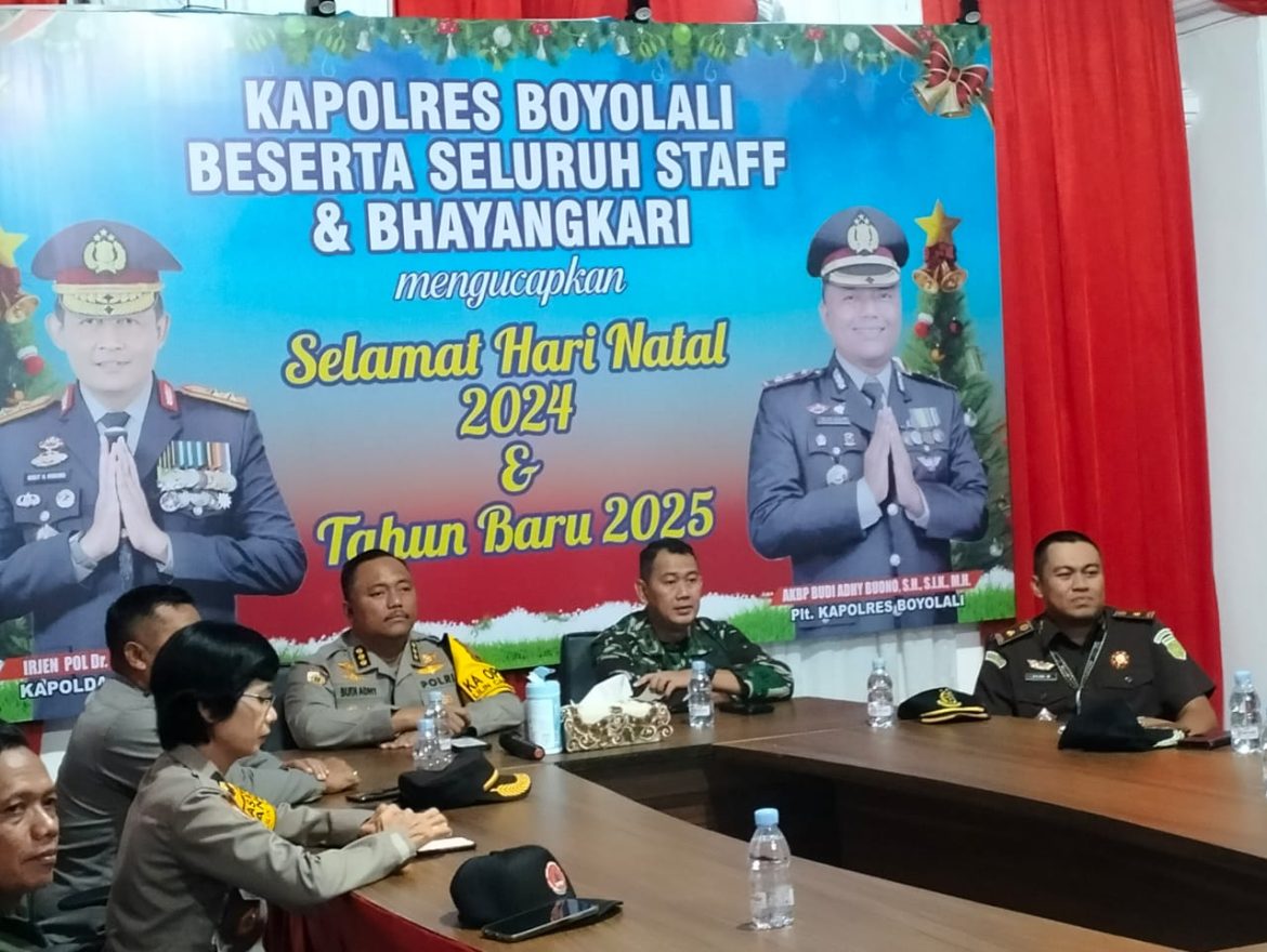 Personil Polres Dan Kodim Boyolali Siap Amankan Pergantian Tahun 