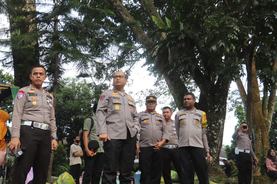 Kapolres Langkat Cek Pengamanan di Objek Wisata saat Libur Nataru