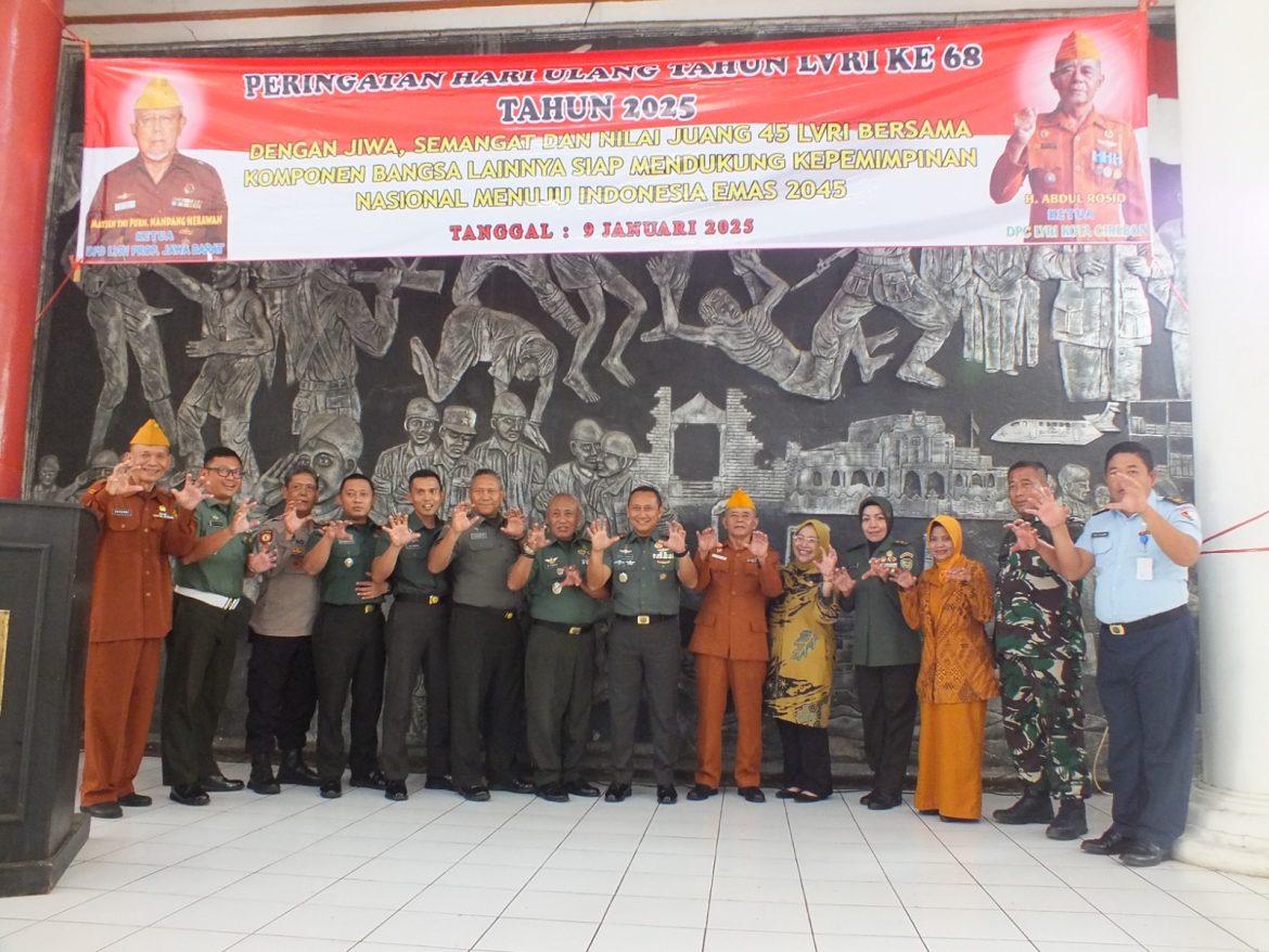 Kasdim 0614/Kota Cirebon Hadiri Peringatan HUT LVRI ke-68 Tahun 2025