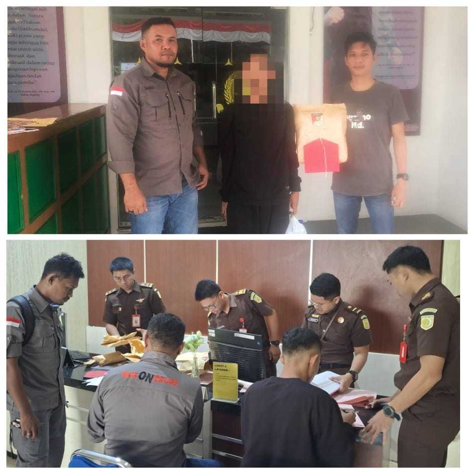 Tersangka Penyalahgunaan Obat Keras Diserahkan Sat Reskrim Narkoba Polres Halsel ke Kejaksaan
