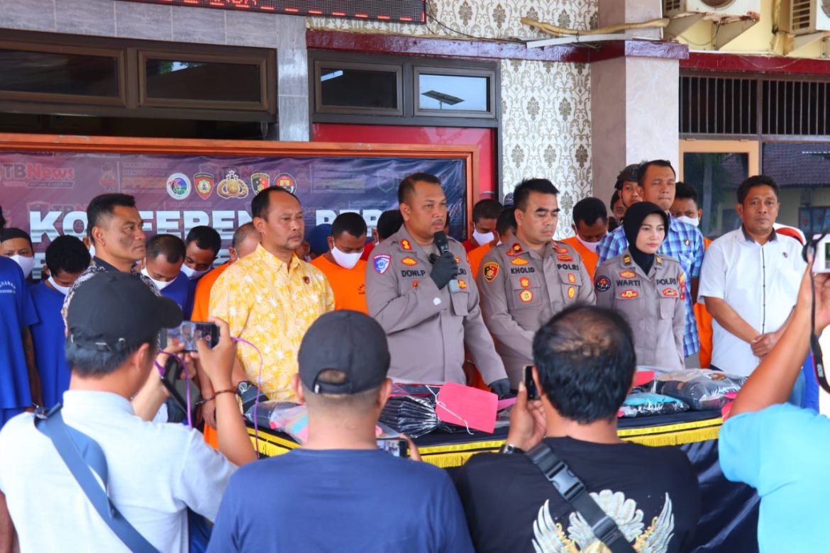 Ungkap 14 Kasus di Januari 2025, Polres Pekalongan Tangkap 21 Pelaku Kriminal