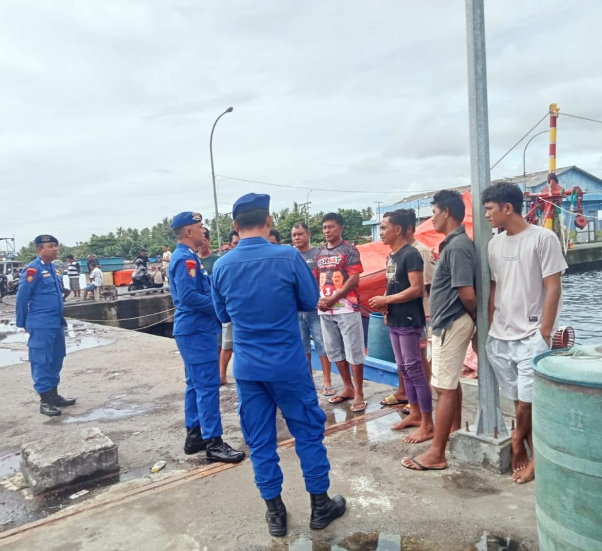 Polairud Tobelo Gelar Sosialisasi Larangan Tangkap Ikan Menggunakan Bahan Peledak