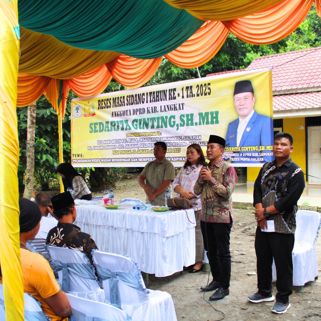 Reses di Kelurahan Tanjung Langkat, Sedarita Ginting: Manfaatkan Saya Sebagai Wakil Rakyat.