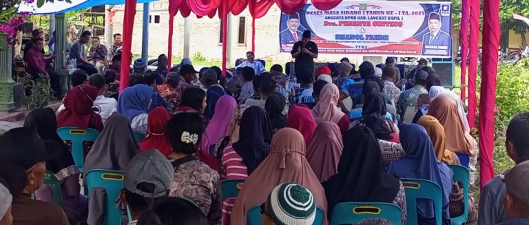 Anggota DPRD Kabupaten Langkat Fraksi Golkar Riki Safariza Terima Aspirasi Masyarakat Kelurahan Bingai.
