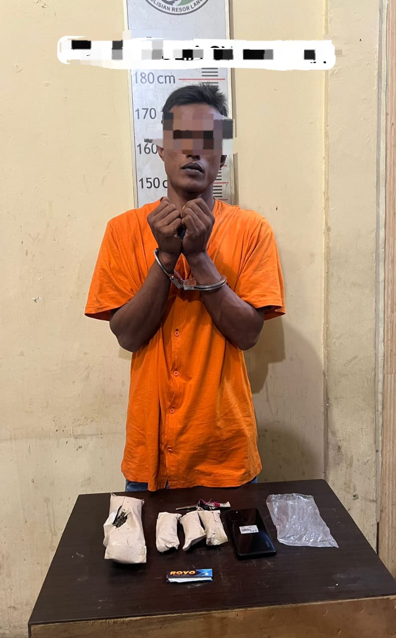 Polisi Amankan Pengedar Ganja di Pangkalan. Susu.