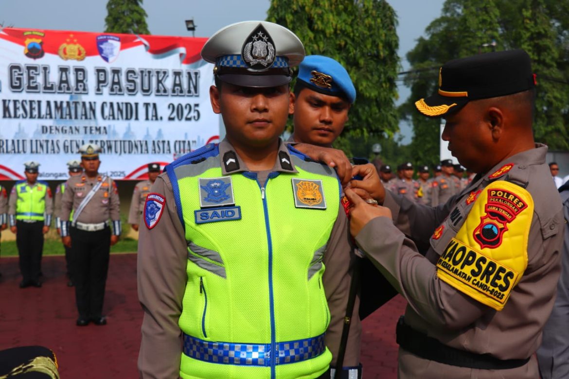 Ops Keselamatan Candi 2025, Kapolres Pekalongan : Bangun Budaya Tertib Berlalu Lintas Demi Peningkatan Kualitas Keselamatan