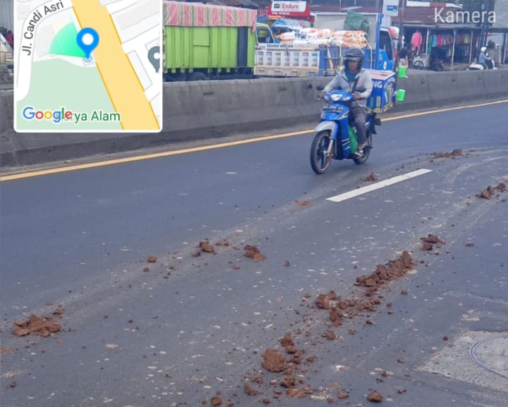 Proyek Penataan Lahan di Depan SPBU Undaris Ungaran Diduga Tanpa Izin, Sebabkan Kekacauan Lalu Lintas