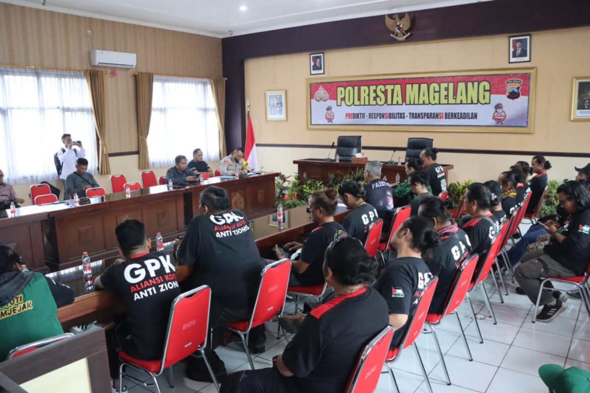 Audensi dengan Polresta Magelang, GPK Minta Penanganan Kasus Kekerasan Seksual di Pondok Pesantren Benar-Benar Tegas dan Jelas
