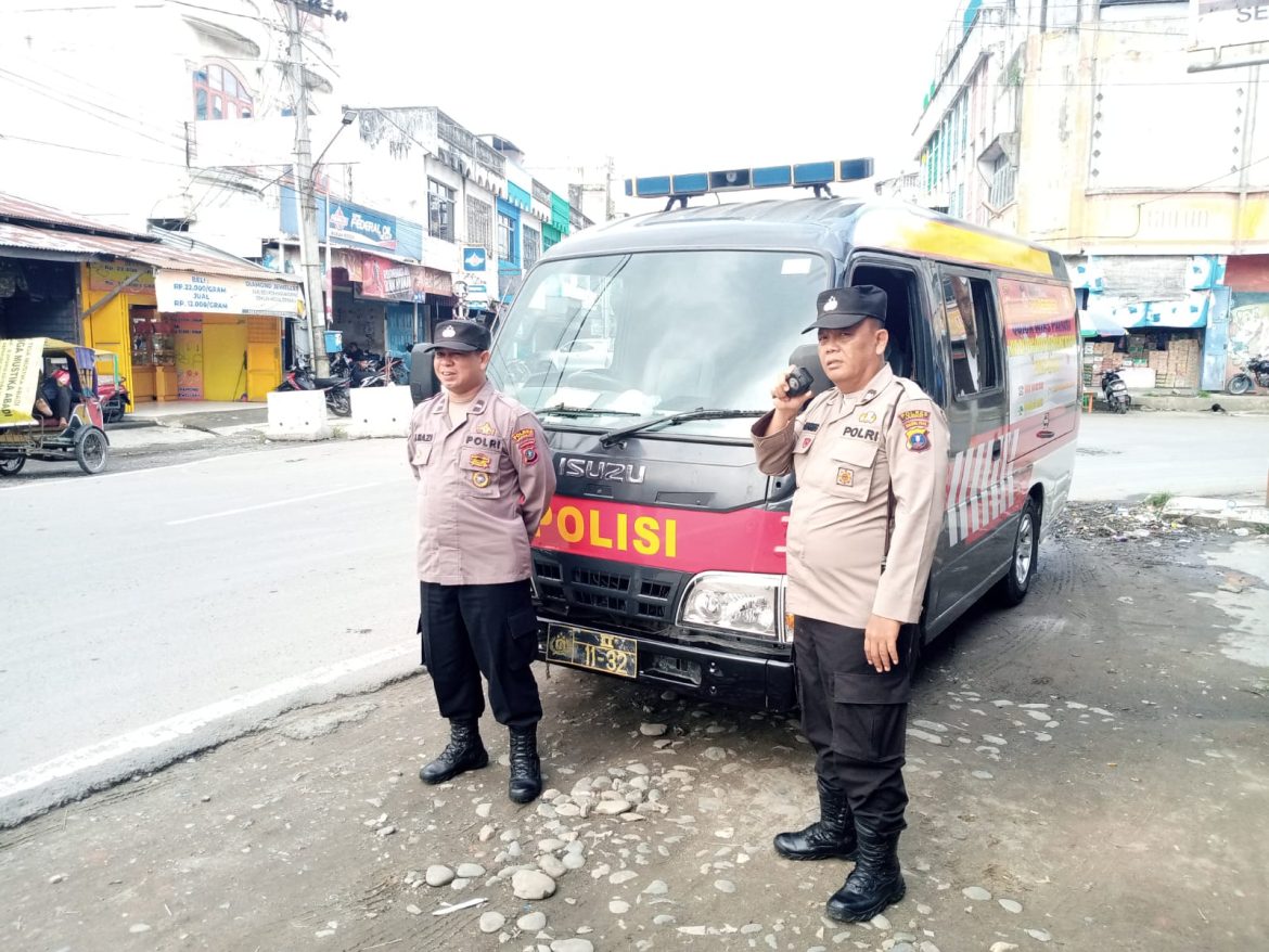 Satgas Preemtif Sat Binmas Gelar Edukasi Safety Riding dalam Operasi Keselamatan Toba 2025.