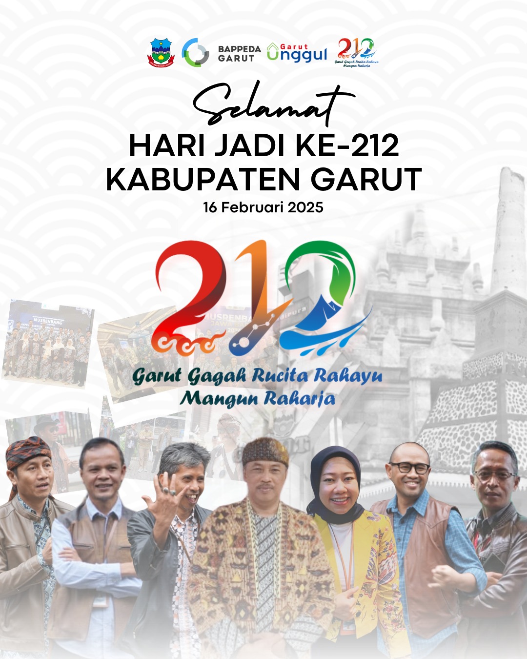 Kepala bapeda  Drs.H.Didit Fajar Putradi,M,Si mengucapkan selamat Hari PERS NASIONAL 9 Pebruari dan sekaligus mengucapkan  Hari jadi Garut Ke 212 semoga sukses dan Garut lebih maju
