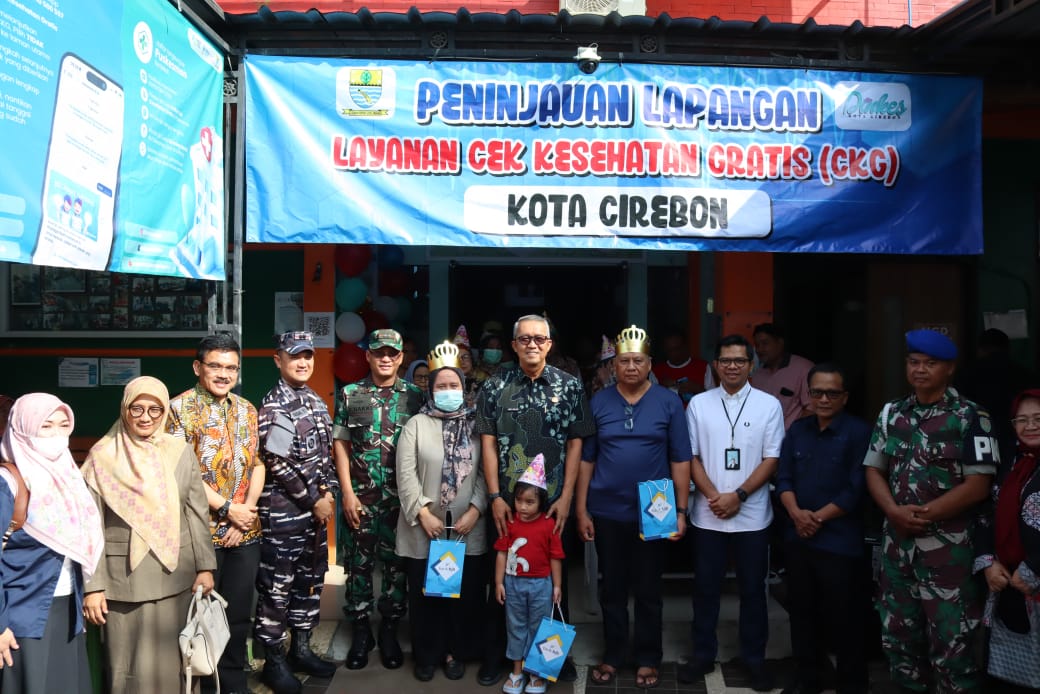 Dandim 0614/Kota Cirebon Hadiri Launching PKG dan Gertak PSN