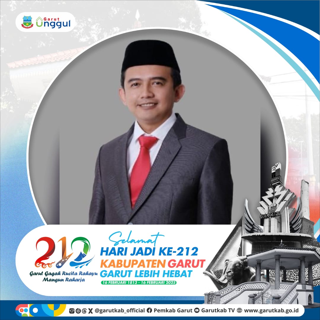 Ketua DPRD Kabupaten Garut Ucapkan Selamat Hari Jadi Kabupaten Garut ke-212