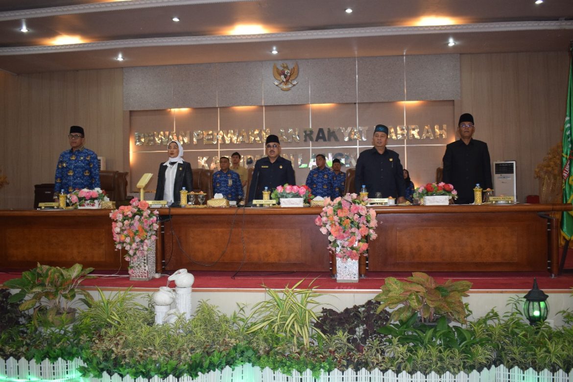 DPRD Langkat Gelar Rapat Paripurna Penetapan Pokok-Pokok Pikiran DPRD Masa Sidang I Tahun Ke-1 TA 2025.