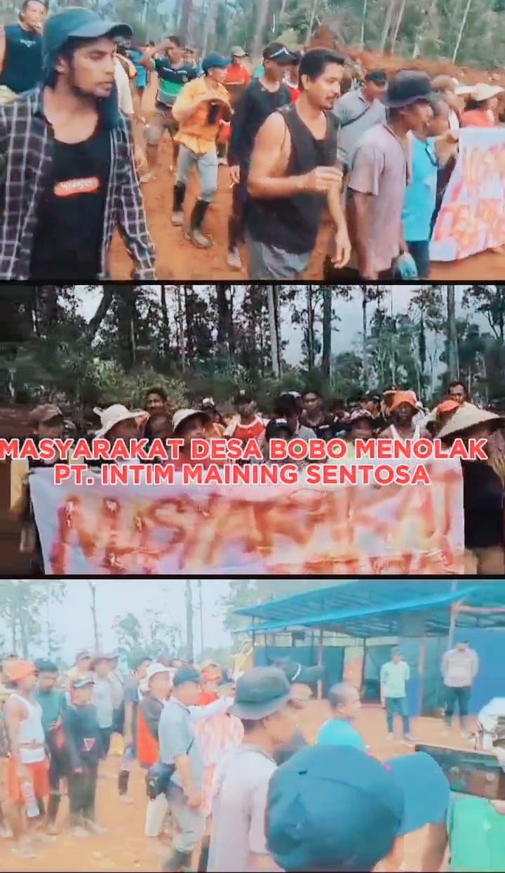 Masyarakat Tetap Menolak Dengan Keras Kehadiran PT.IMS Di Desa Bobo Kec. Obi Selatan