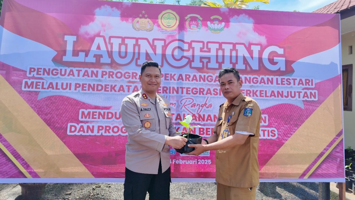 Polri Dan Instansi Terkait Ikuti Launching Serentak Program P2L
