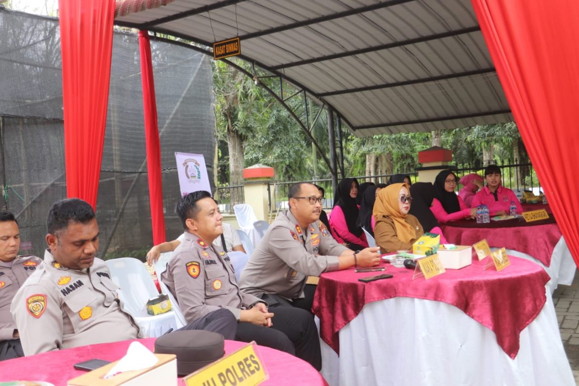 Polres Langkat Ikuti Launching Program Perkarangan Pangan Lestari Untuk Ketahanan Pangan Nasional.