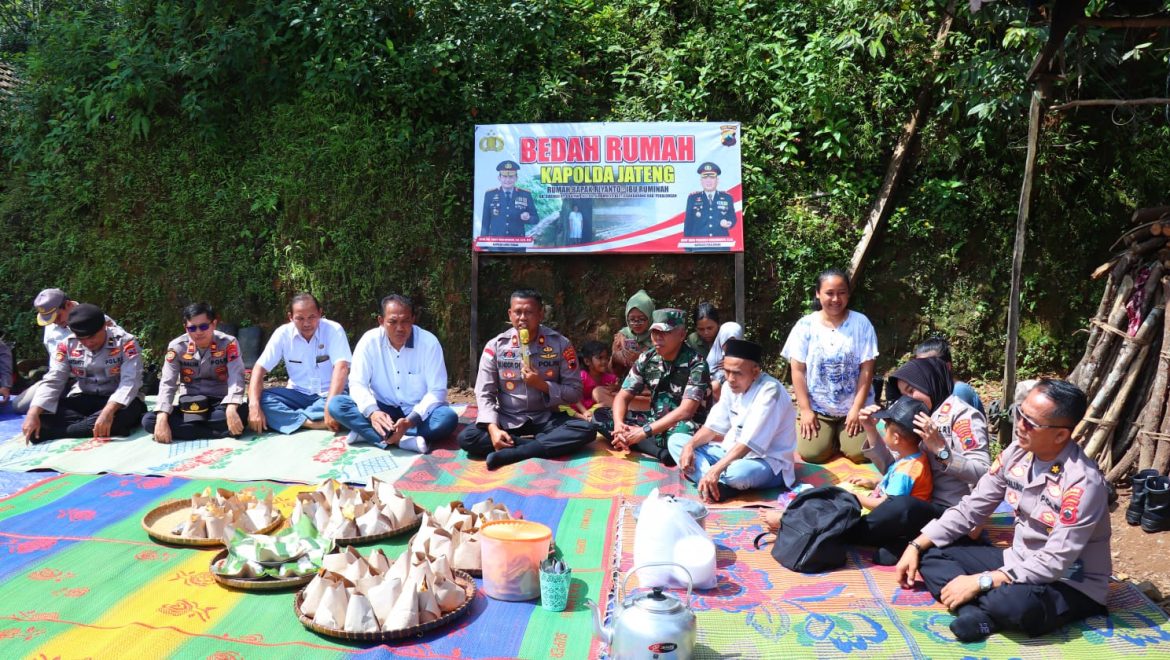 Program Bedah Rumah ke- 3 Polda Jateng di Pekalongan, Warga Lebakbarang Jadi Sasaran
