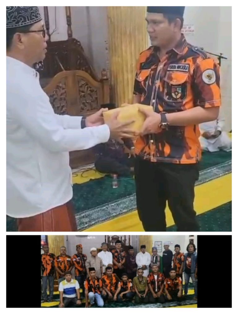 Ketua PAC PP Kecamatan Stabat Bersama Sekjen PP Kabupaten Langkat Laksanakan Safari Ramadhan di Masjid Baiturahim  Kelurahan Stabat Baru Kecamatan Stabat.