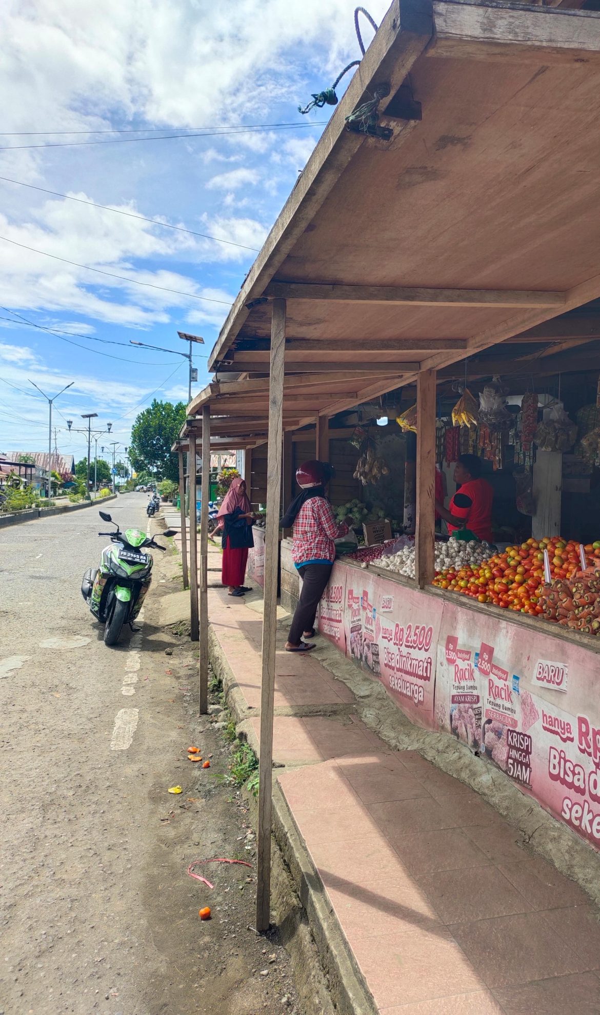 Pedagang Barito di Central Business District (CBD), Ini harapannya ke Pemda Morotai.