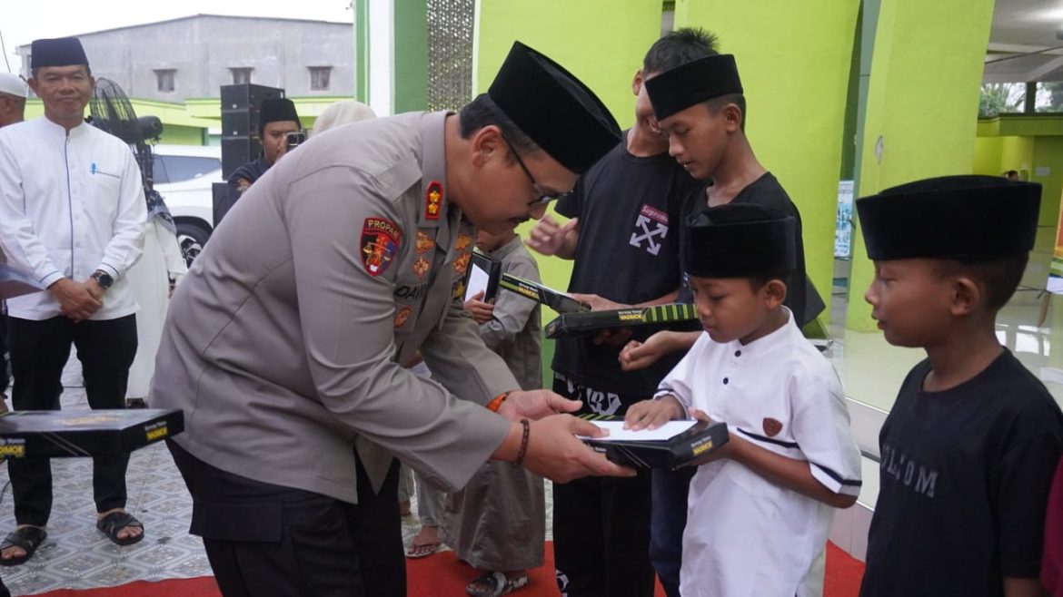 Tim Safari Ramadan Polda Sumut Tiba Di Wilayah Hukum Polres Langkat.