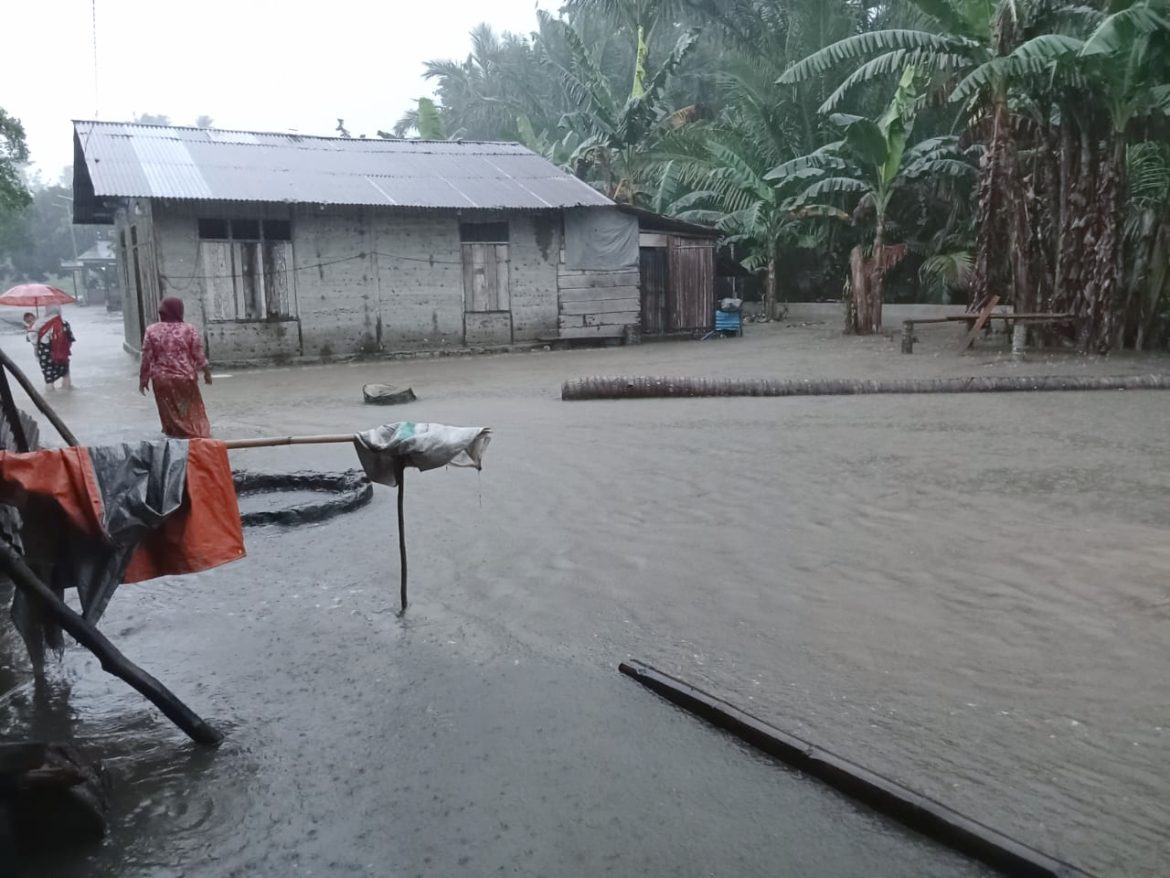 Banjir kembali terjang Desa Geti Baru Kecamatan Bacan Barat Utara Halmahera Selatan