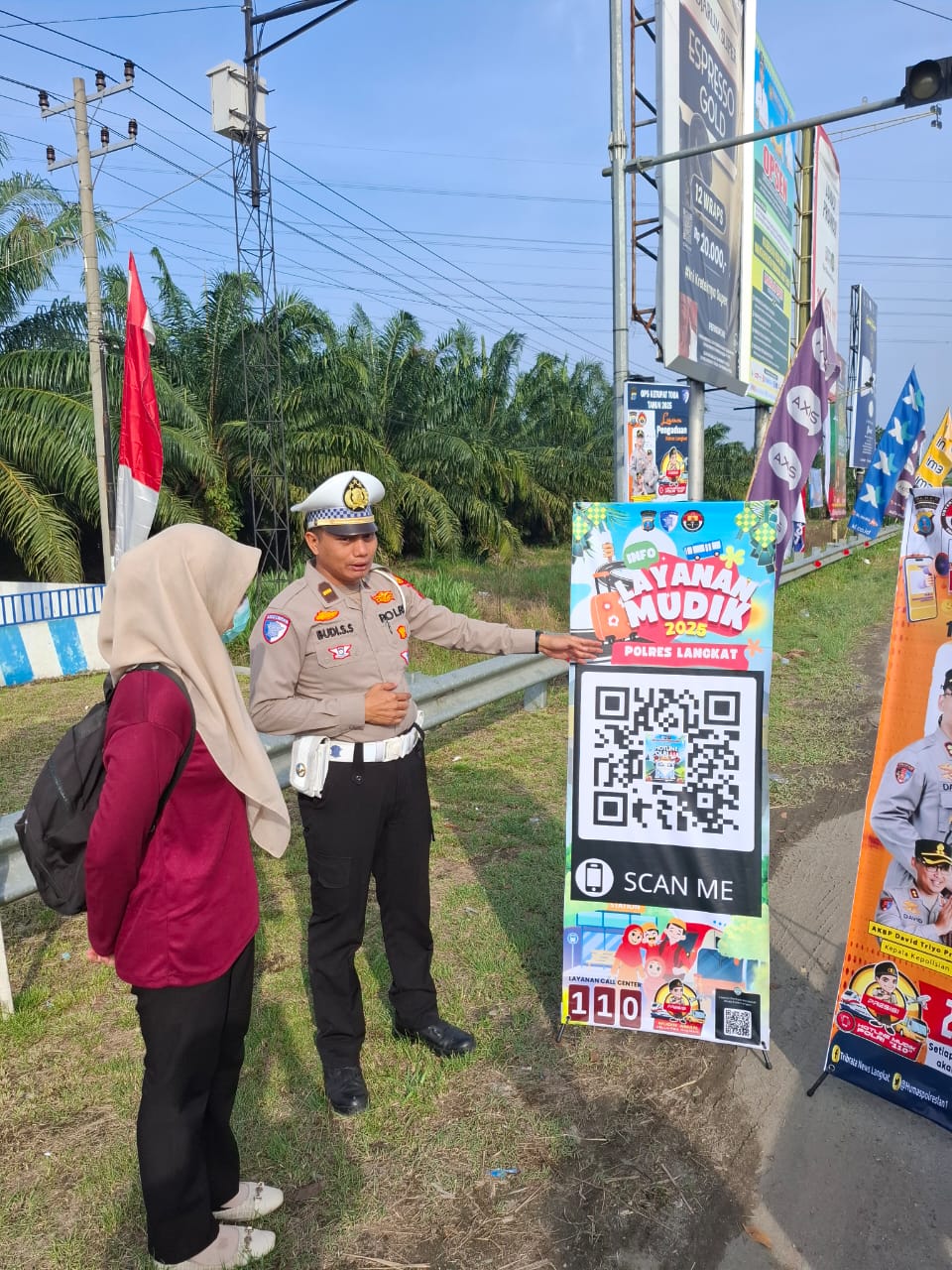 Arus Balik Ramai dan Lancar! Pos Pelayanan Sei Karang Siap Layani Pemudik 24 Jam.