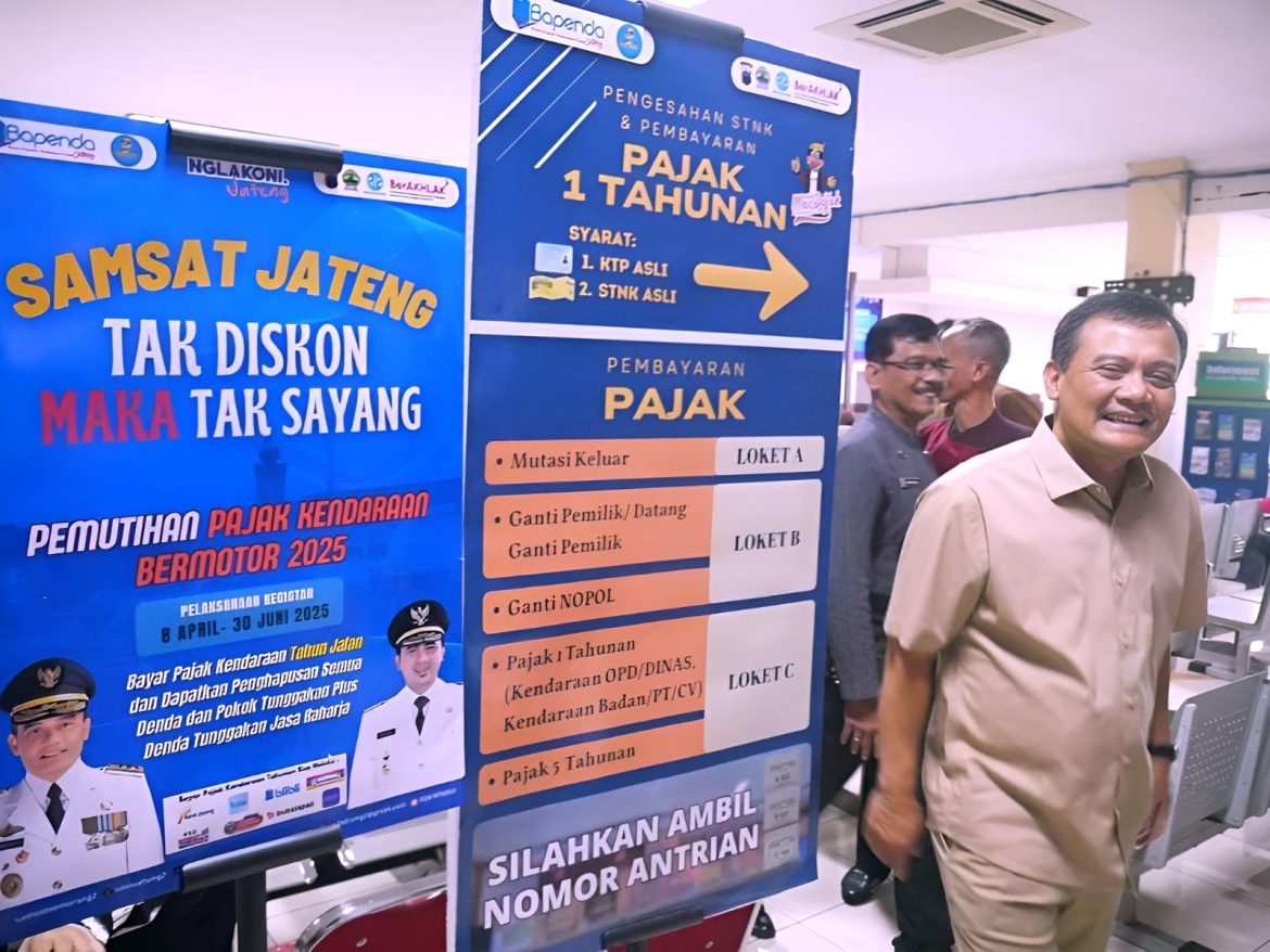 Tiga Hari Pemutihan Tunggakan Pajak Hasilkan Rp 28 Miliar, Gubernur Ahmad Luthfi: Akan Dikembalikan ke Masyarakat