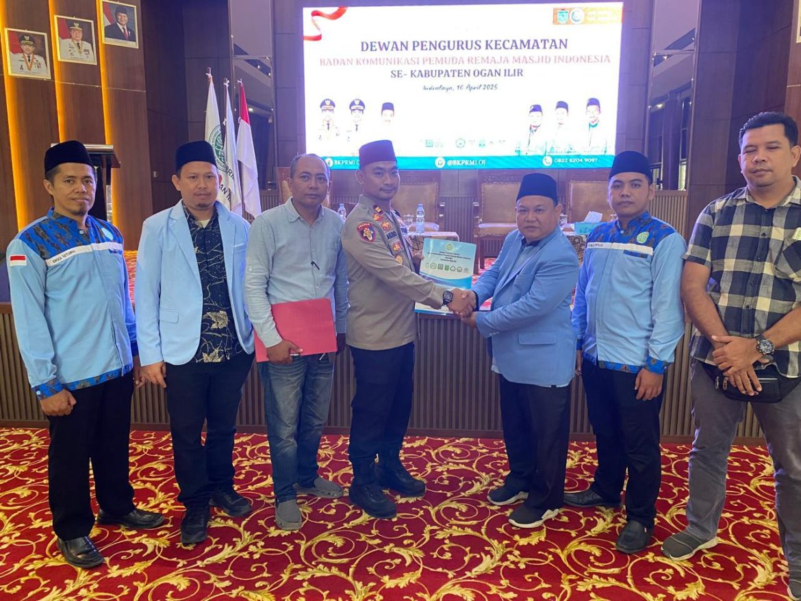 Dukung Program Inovatif Polri, Polres Ogan ilir melalui Polsek Tanjung Batu Gelar Rapat Koordinasi Bersama BKPRMI Ogan Ilir