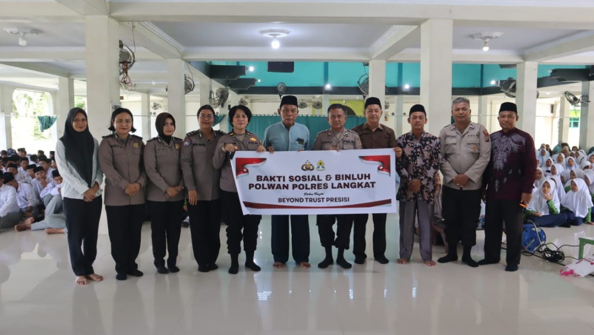 Polres Langkat Hadir untuk Santri: Cegah Pelecehan & Perundungan Sejak Dini di Pondok Pesantren.