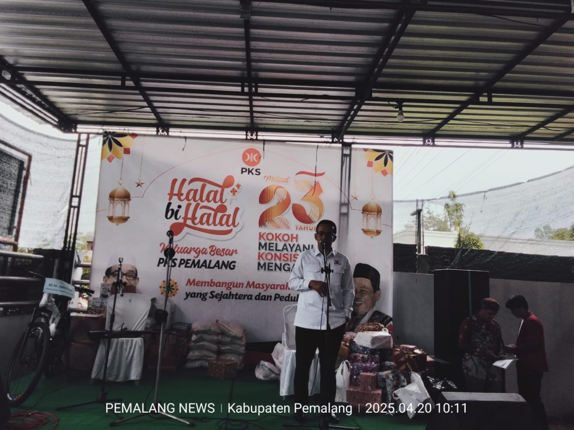 PKS Gelar Halalbihalal dan Peringati Milad ke-20 di Pemalang Penuh Hidmat, Hangat, Kebersamaan, Kekeluargaan