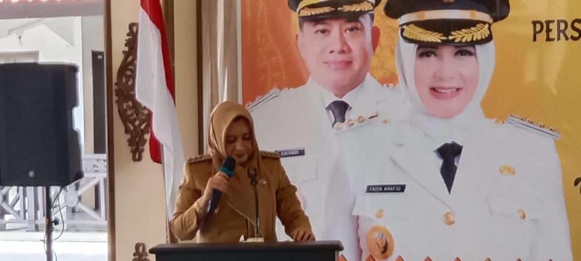 Bupati Pekalongan Fadia Arafiq Tekankan Semangat Kerja dan Silaturahmi dalam Halalbihalal.